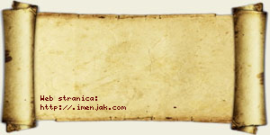 Andjelina Kovlenić vizit kartica